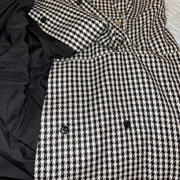 Black and tan houndstooth dress - Picture 5 of 10